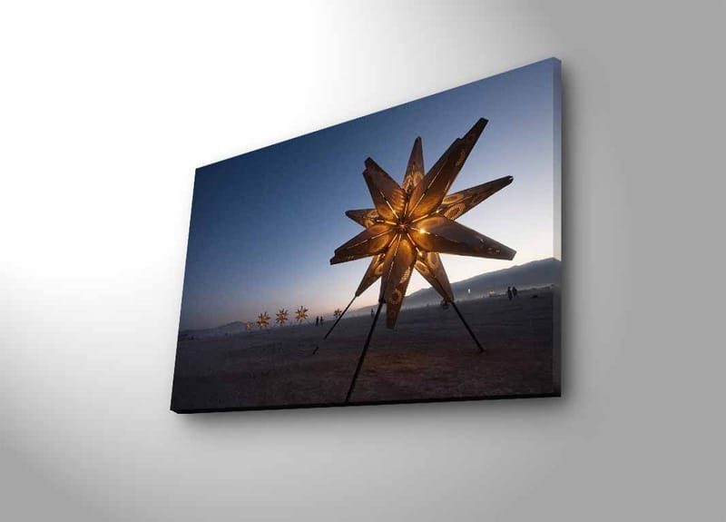 Dekorativ Canvasbilde med LED 45x70 cm - Flerfarget - Interiør - Maleri & posters - Lerretsbilder