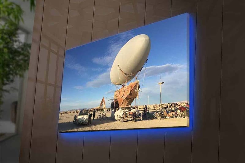 Dekorativ Canvasbilde med LED 45x70 cm - Flerfarget - Interiør - Maleri & posters - Lerretsbilder