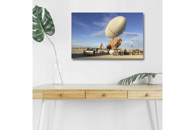 Dekorativ Canvasbilde med LED 45x70 cm - Flerfarget - Interiør - Maleri & posters - Lerretsbilder