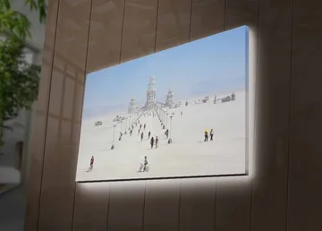 Dekorativ Canvasbilde med LED 45x70 cm - Flerfarget - Interiør - Maleri & posters - Lerretsbilder