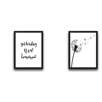 Dekorativ InnRammemet maling 2-Deler 30x40 cm - Flerfarget - Interiør - Maleri & posters - Lerretsbilder
