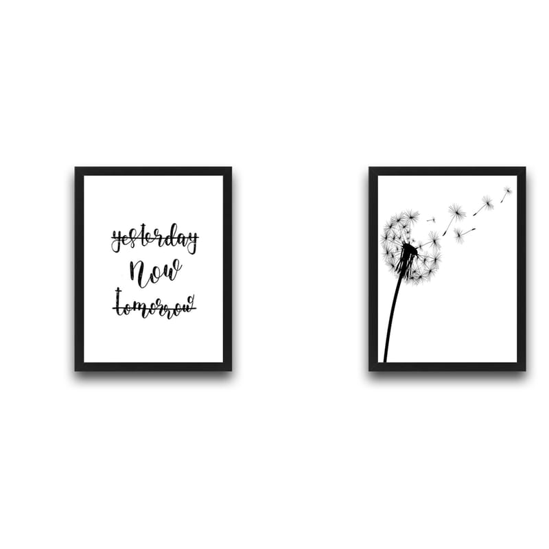 Dekorativ InnRammemet maling 2-Deler 30x40 cm - Flerfarget - Interiør - Maleri & posters - Lerretsbilder
