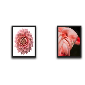 Dekorativ InnRammemet maling 2-Deler 30x40 cm - Flerfarget - Interiør - Maleri & posters - Lerretsbilder