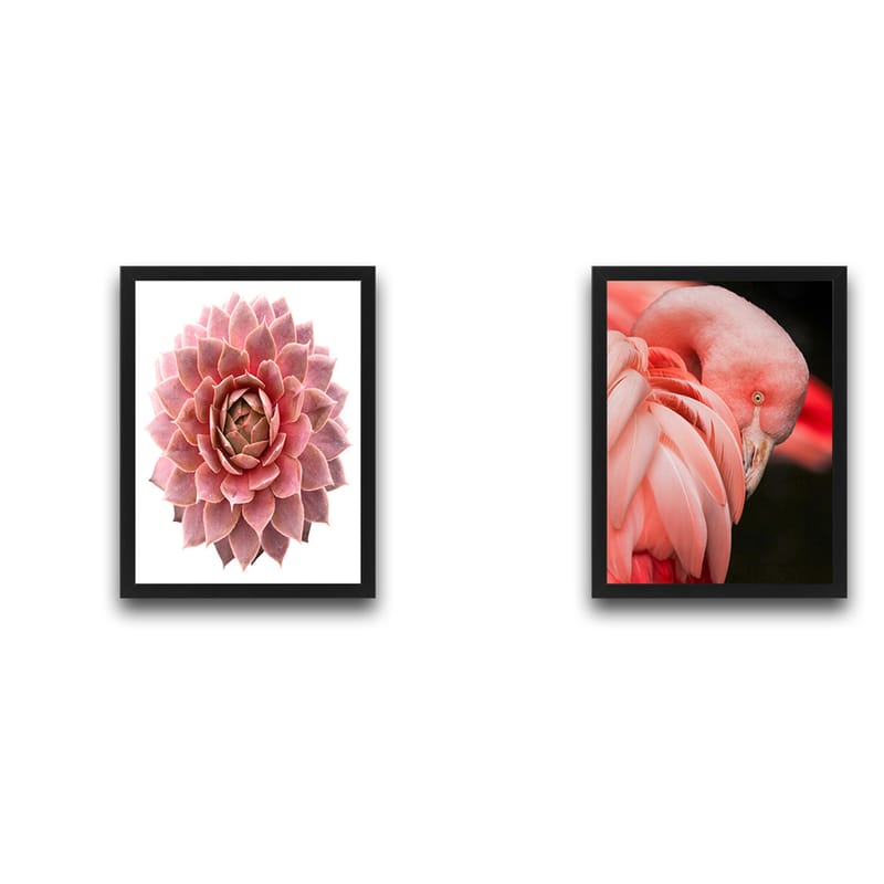 Dekorativ InnRammemet maling 2-Deler 30x40 cm - Flerfarget - Interiør - Maleri & posters - Lerretsbilder