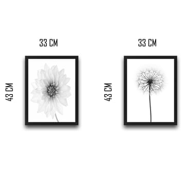 Dekorativ InnRammemet maling 2-Deler 30x40 cm - Flerfarget - Interiør - Maleri & posters - Lerretsbilder
