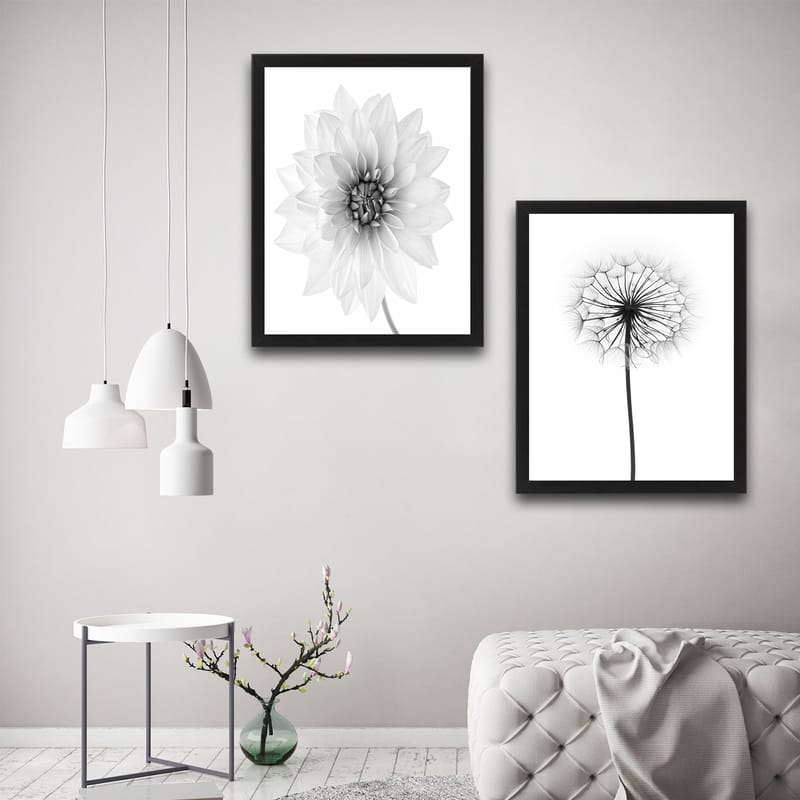 Dekorativ InnRammemet maling 2-Deler 30x40 cm - Flerfarget - Interiør - Maleri & posters - Lerretsbilder
