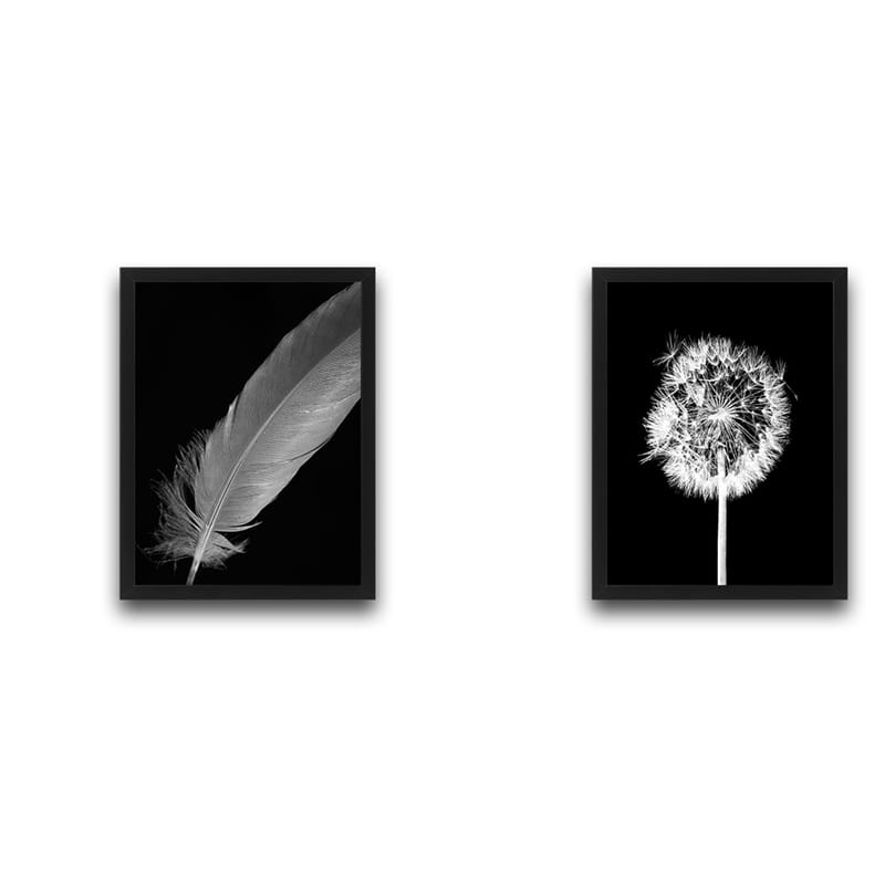 Dekorativ InnRammemet maling 2-Deler 30x40 cm - Flerfarget - Interiør - Maleri & posters - Lerretsbilder