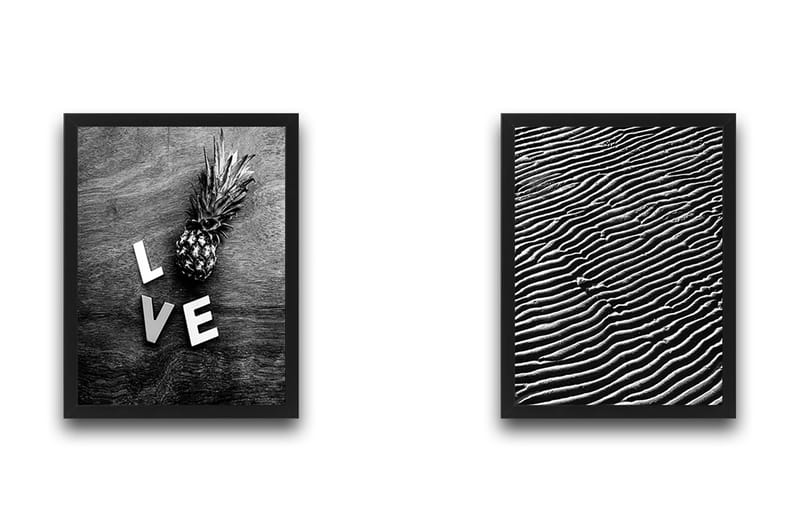 Dekorativ InnRammemet maling 2-Deler 30x40 cm - Flerfarget - Interiør - Maleri & posters - Lerretsbilder