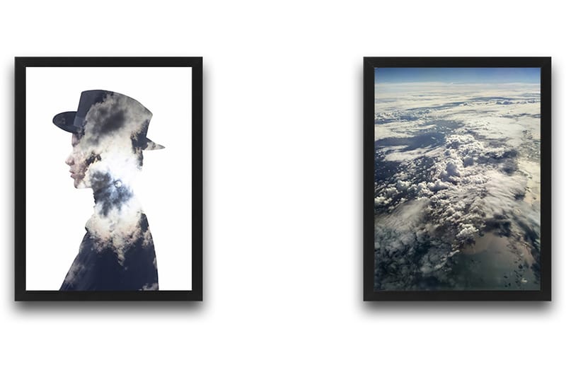 Dekorativ InnRammemet maling 2-Deler 30x40 cm - Flerfarget - Interiør - Maleri & posters - Lerretsbilder
