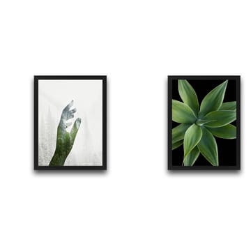 Dekorativ InnRammemet maling 2-Deler 30x40 cm - Flerfarget - Interiør - Maleri & posters - Lerretsbilder