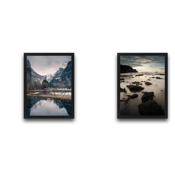 Dekorativ InnRammemet maling 2-Deler 30x40 cm - Flerfarget - Interiør - Maleri & posters - Lerretsbilder