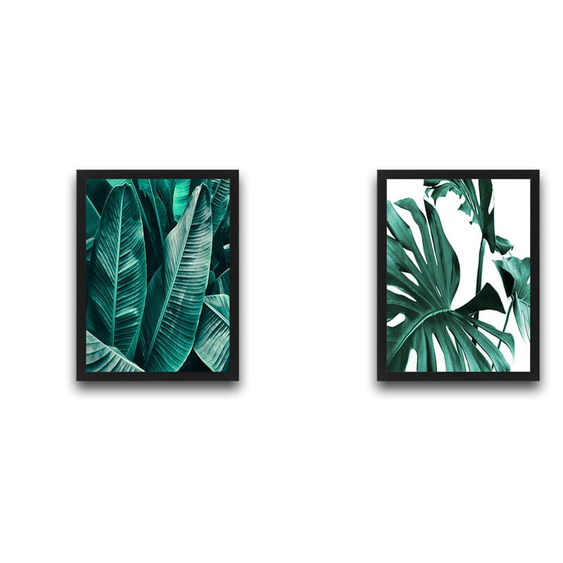 Dekorativ InnRammemet maling 2-Deler 30x40 cm - Flerfarget - Interiør - Maleri & posters - Lerretsbilder
