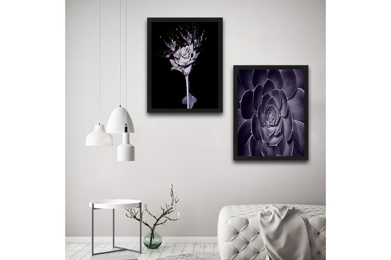 Dekorativ InnRammemet maling 2-Deler 30x40 cm - Flerfarget - Interiør - Maleri & posters - Lerretsbilder