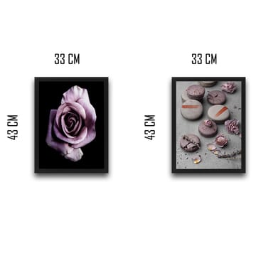 Dekorativ InnRammemet maling 2-Deler 30x40 cm - Flerfarget - Interiør - Maleri & posters - Lerretsbilder