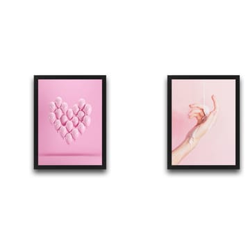 Dekorativ InnRammemet maling 2-Deler 30x40 cm - Flerfarget - Interiør - Maleri & posters - Lerretsbilder