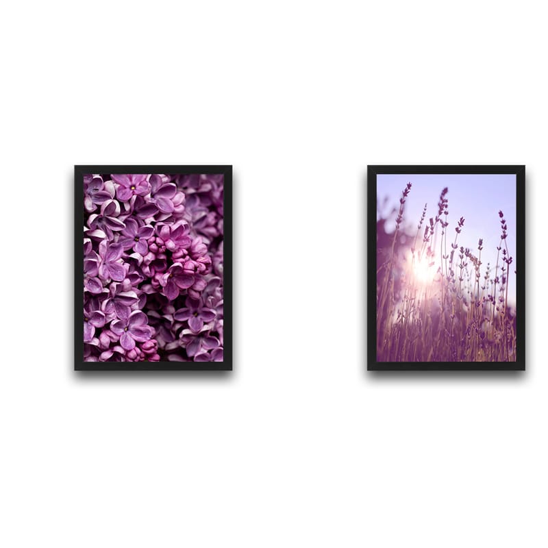 Dekorativ InnRammemet maling 2-Deler 30x40 cm - Flerfarget - Interiør - Maleri & posters - Lerretsbilder