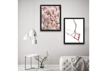 Dekorativ InnRammemet maling 2-Deler 30x40 cm - Flerfarget - Interiør - Maleri & posters - Lerretsbilder