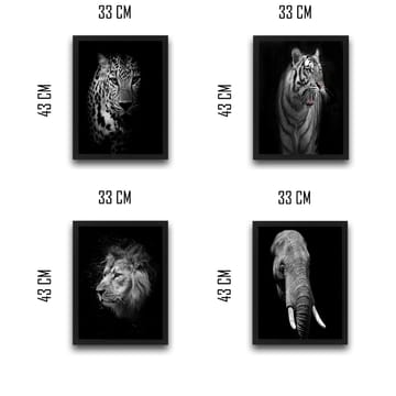 Dekorativ InnRammemet maling 30x40 cm - Flerfarget - Interiør - Maleri & posters - Lerretsbilder