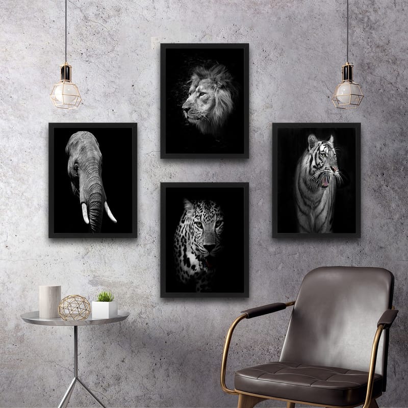 Dekorativ InnRammemet maling 30x40 cm - Flerfarget - Interiør - Maleri & posters - Lerretsbilder
