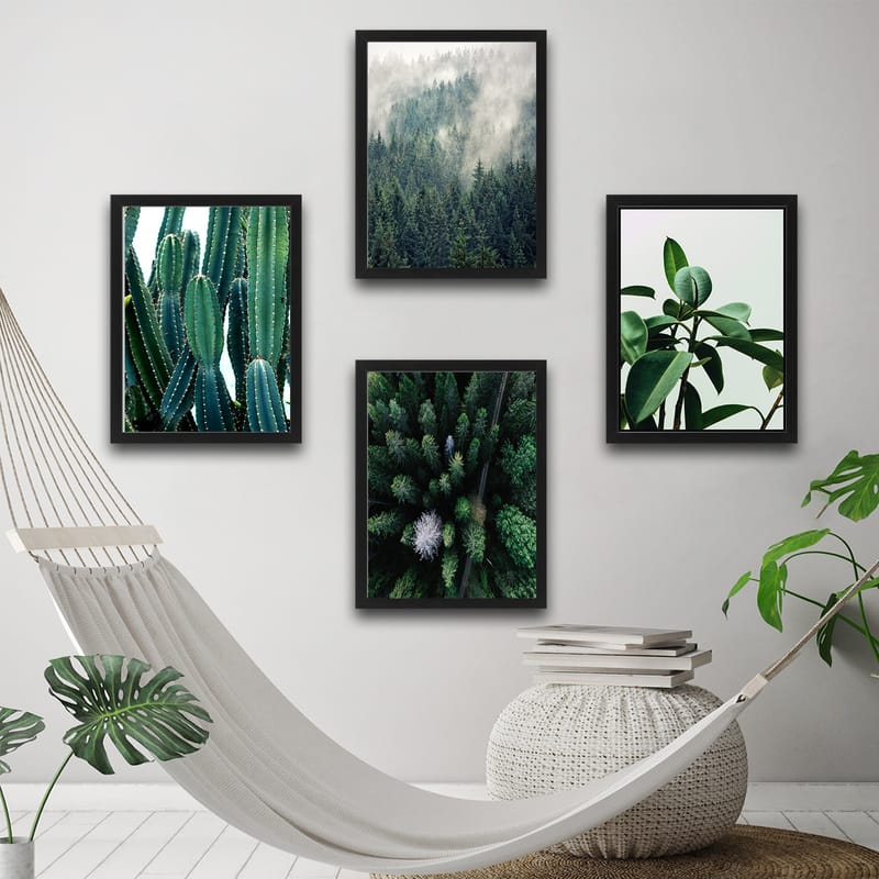 Dekorativ InnRammemet maling 30x40 cm - Flerfarget - Interiør - Maleri & posters - Lerretsbilder