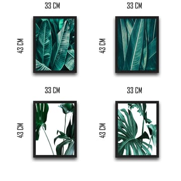 Dekorativ InnRammemet maling 30x40 cm - Flerfarget - Interiør - Maleri & posters - Lerretsbilder