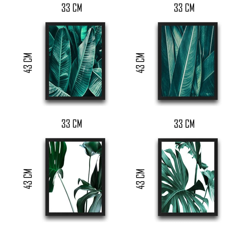 Dekorativ InnRammemet maling 30x40 cm - Flerfarget - Interiør - Maleri & posters - Lerretsbilder