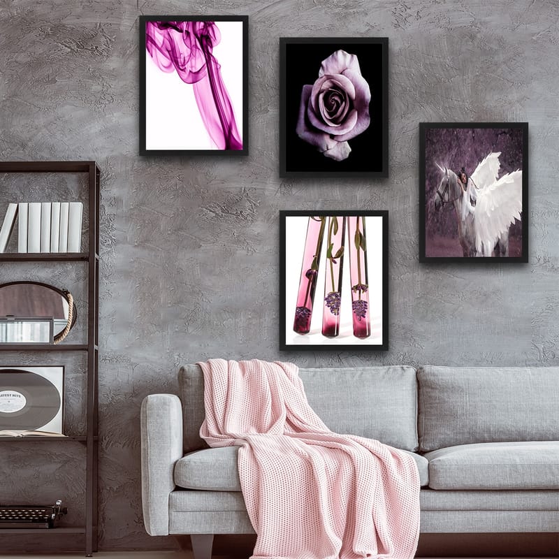 Dekorativ InnRammemet maling 30x40 cm - Flerfarget - Interiør - Maleri & posters - Lerretsbilder