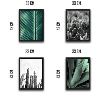 Dekorativ InnRammemet maling 30x40 cm - Flerfarget - Interiør - Maleri & posters - Lerretsbilder