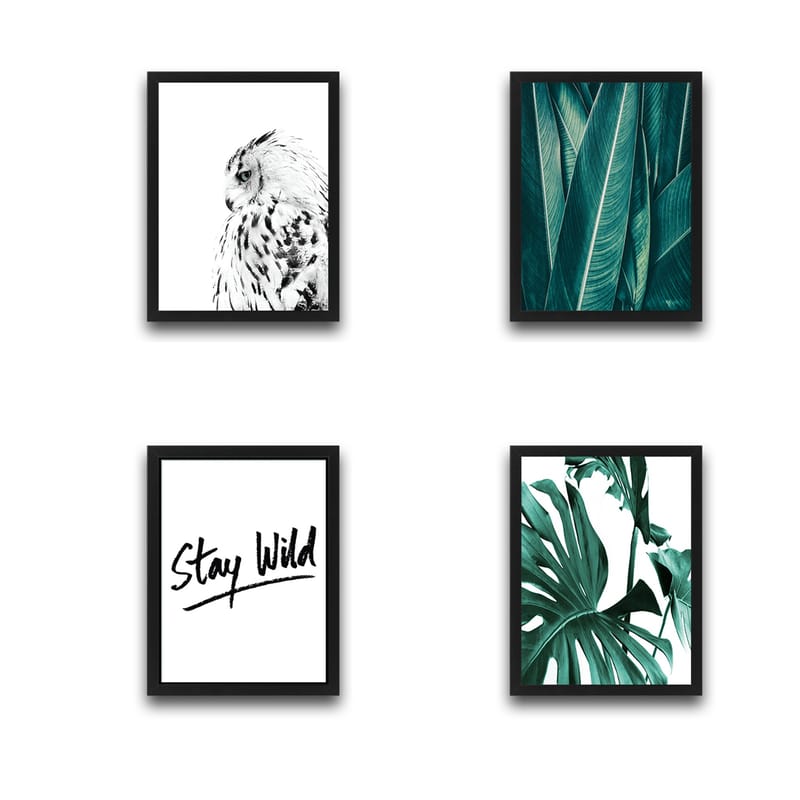 Dekorativ InnRammemet maling 30x40 cm - Flerfarget - Interiør - Maleri & posters - Lerretsbilder