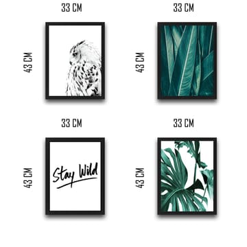 Dekorativ InnRammemet maling 30x40 cm - Flerfarget - Interiør - Maleri & posters - Lerretsbilder