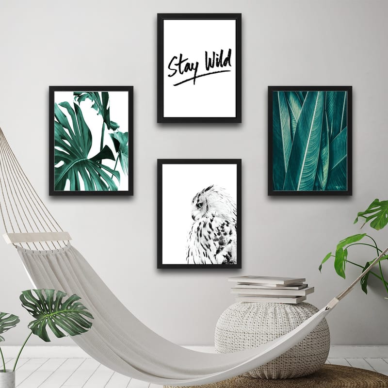 Dekorativ InnRammemet maling 30x40 cm - Flerfarget - Interiør - Maleri & posters - Lerretsbilder