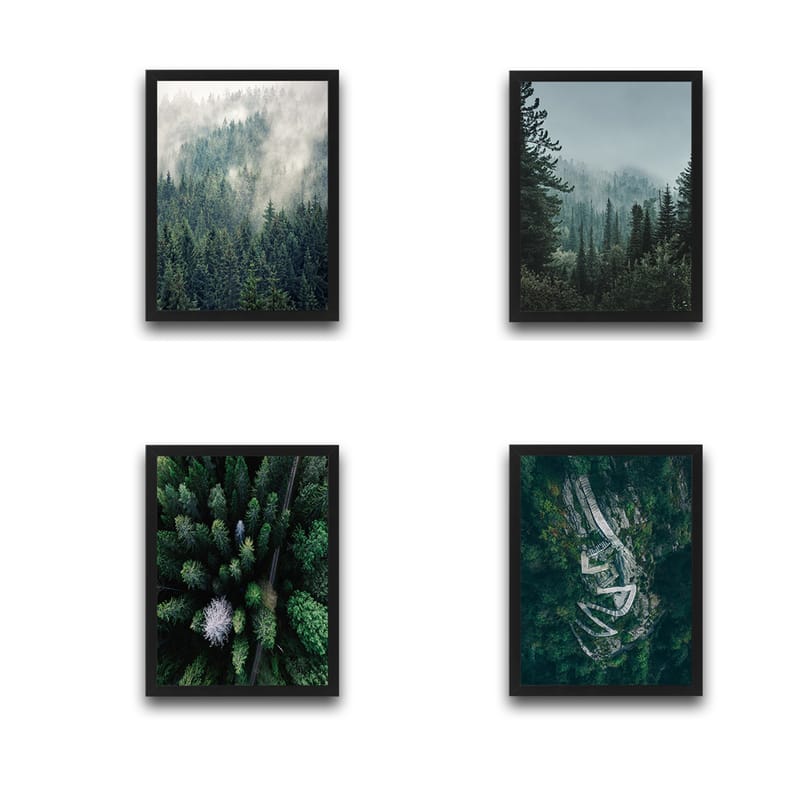 Dekorativ InnRammemet maling 30x40 cm - Flerfarget - Interiør - Maleri & posters - Lerretsbilder