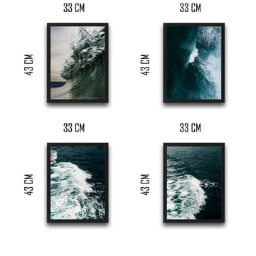 Dekorativ InnRammemet maling 30x40 cm - Flerfarget - Interiør - Maleri & posters - Lerretsbilder