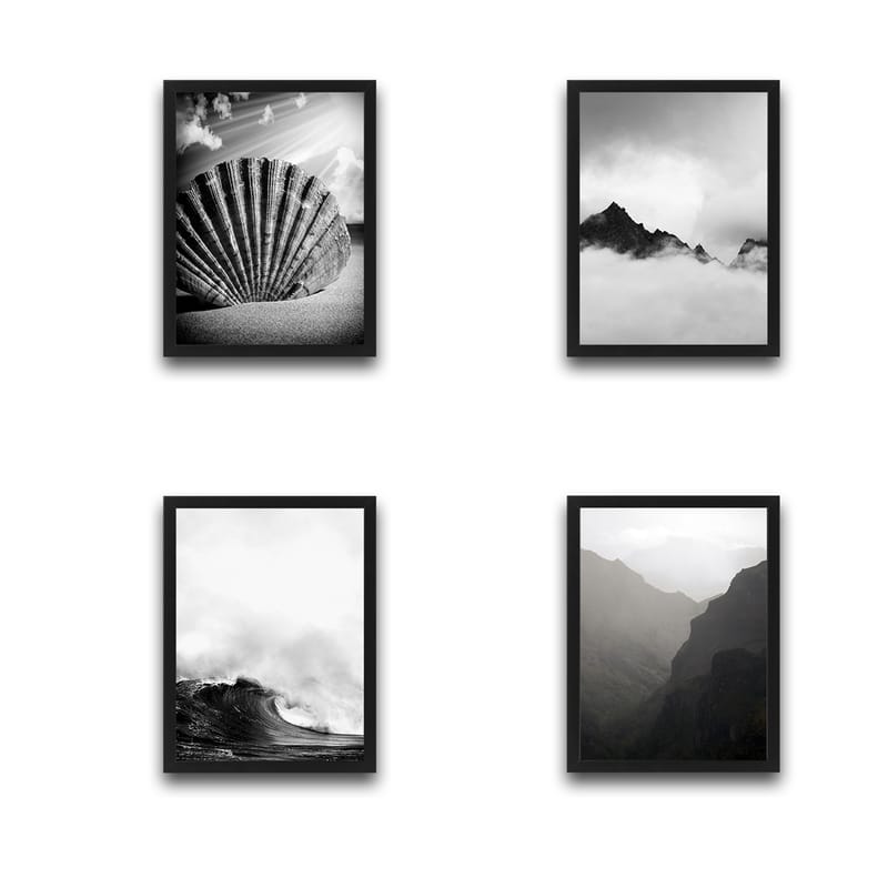 Dekorativ InnRammemet maling 30x40 cm - Flerfarget - Interiør - Maleri & posters - Lerretsbilder