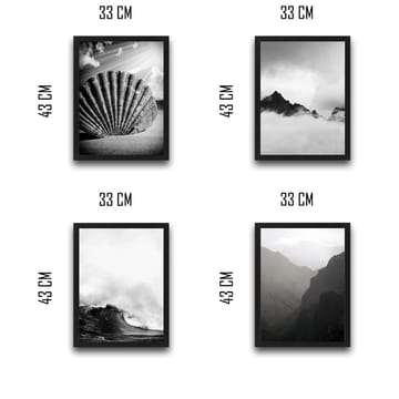 Dekorativ InnRammemet maling 30x40 cm - Flerfarget - Interiør - Maleri & posters - Lerretsbilder