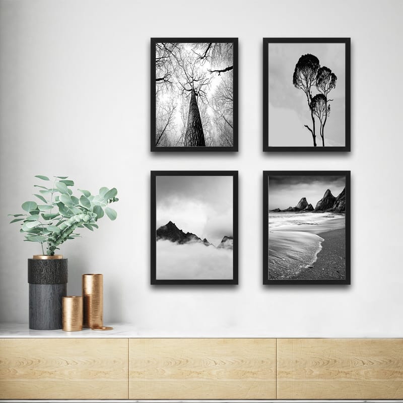 Dekorativ InnRammemet maling 30x40 cm - Flerfarget - Interiør - Maleri & posters - Lerretsbilder