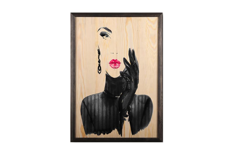 Dekorativ InnRammemet maling 35x50 cm - Flerfarget - Interiør - Maleri & posters - Lerretsbilder