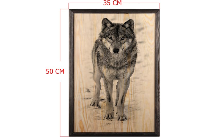 Dekorativ InnRammemet maling 35x50 cm - Flerfarget - Interiør - Maleri & posters - Lerretsbilder