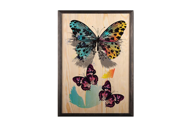 Dekorativ InnRammemet maling 35x50 cm - Flerfarget - Interiør - Maleri & posters - Lerretsbilder