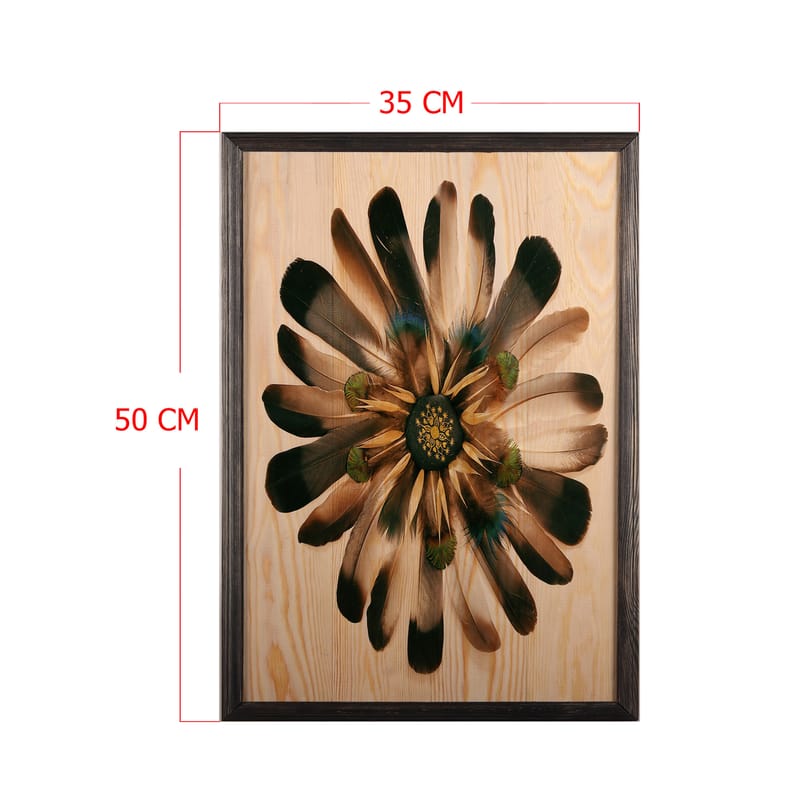 Dekorativ InnRammemet maling 35x50 cm - Flerfarget - Interiør - Maleri & posters - Lerretsbilder