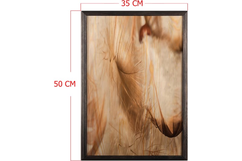 Dekorativ InnRammemet maling 35x50 cm - Flerfarget - Interiør - Maleri & posters - Lerretsbilder