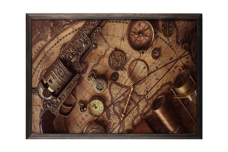 Dekorativ InnRammemet maling 35x50 cm - Flerfarget - Interiør - Maleri & posters - Lerretsbilder