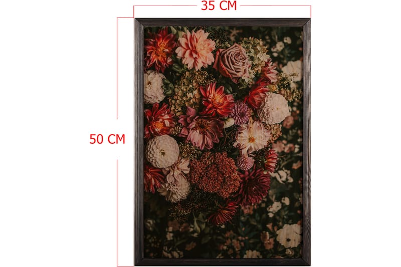 Dekorativ InnRammemet maling 35x50 cm - Flerfarget - Interiør - Maleri & posters - Lerretsbilder