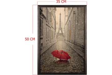 Dekorativ InnRammemet maling 35x50 cm - Flerfarget - Interiør - Maleri & posters - Lerretsbilder