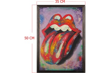 Dekorativ InnRammemet maling 35x50 cm - Flerfarget - Interiør - Maleri & posters - Lerretsbilder