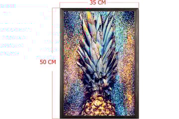 Dekorativ InnRammemet maling 35x50 cm - Flerfarget - Interiør - Maleri & posters - Lerretsbilder