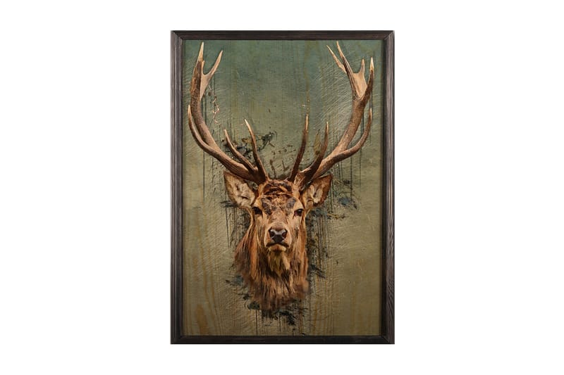 Dekorativ InnRammemet maling 35x50 cm - Flerfarget - Interiør - Maleri & posters - Lerretsbilder