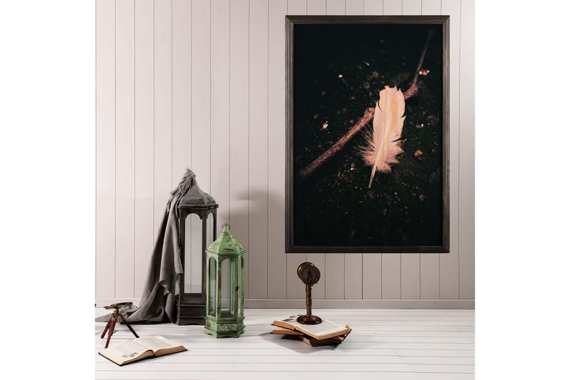 Dekorativ InnRammemet maling 35x50 cm - Flerfarget - Interiør - Maleri & posters - Lerretsbilder