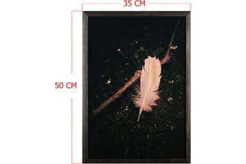 Dekorativ InnRammemet maling 35x50 cm - Flerfarget - Interiør - Maleri & posters - Lerretsbilder