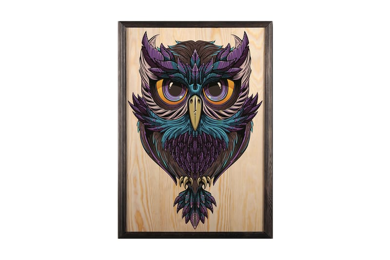 Dekorativ InnRammemet maling 35x50 cm - Flerfarget - Interiør - Maleri & posters - Lerretsbilder